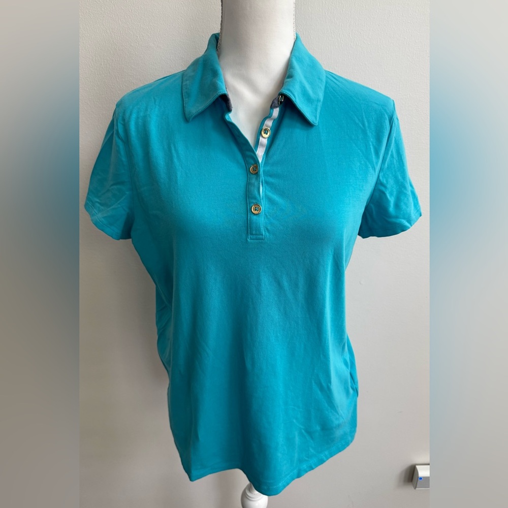 Jones New York Turquoise Button Down Shirt